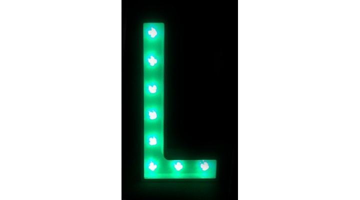 4ft LED Love Letters